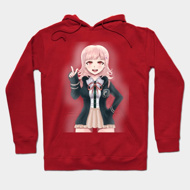 Chiaki Nanami - The Ultimate Gamer [Redraw] Hoodie by Sephiroth1204